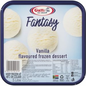 GATTIS ICE CREAM FANTASY VANILLA 5LTR